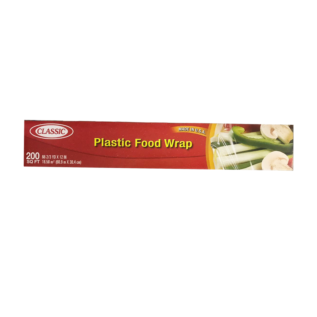 Classic Plastic Food Wrap 200sq ft