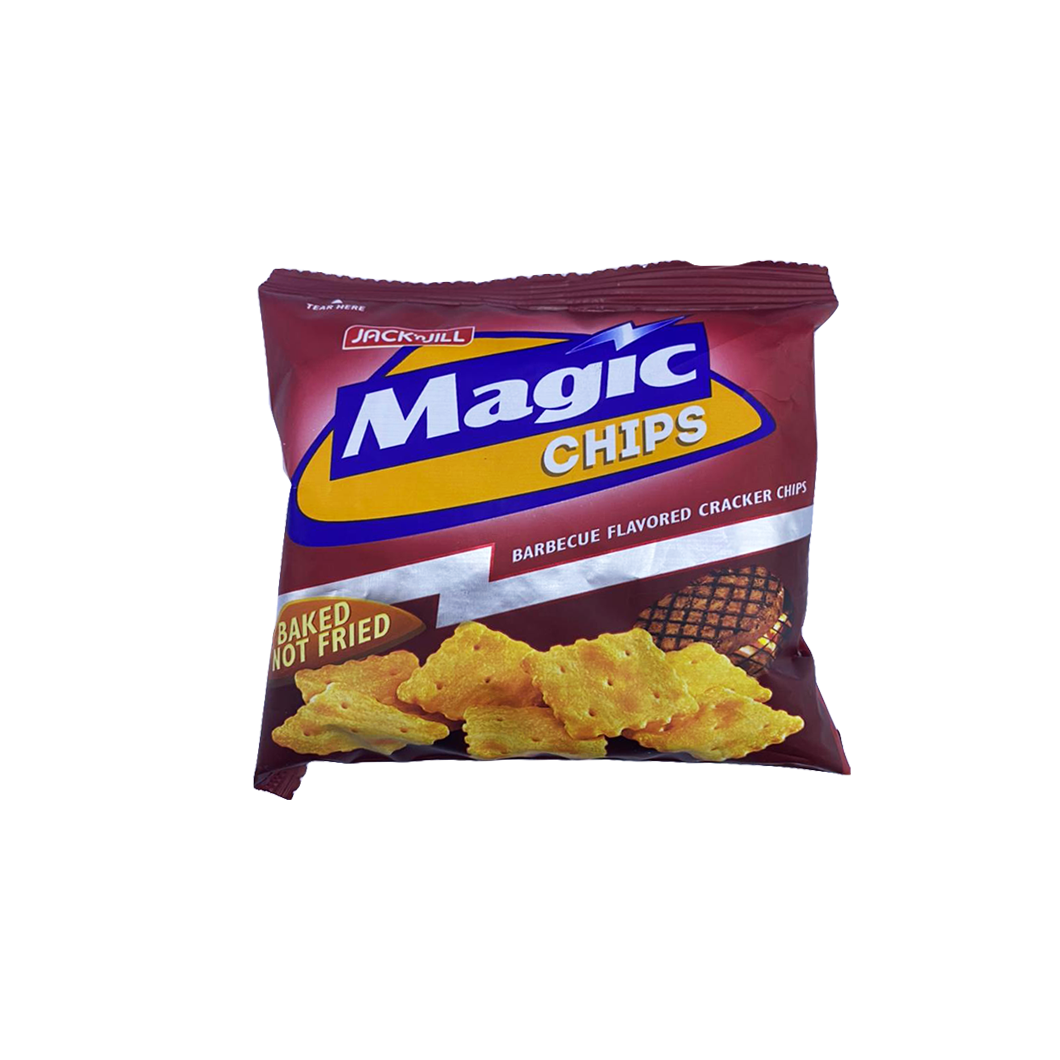 JNJ Magic Chips BBQ Cracker Chips (baked not fried) Small