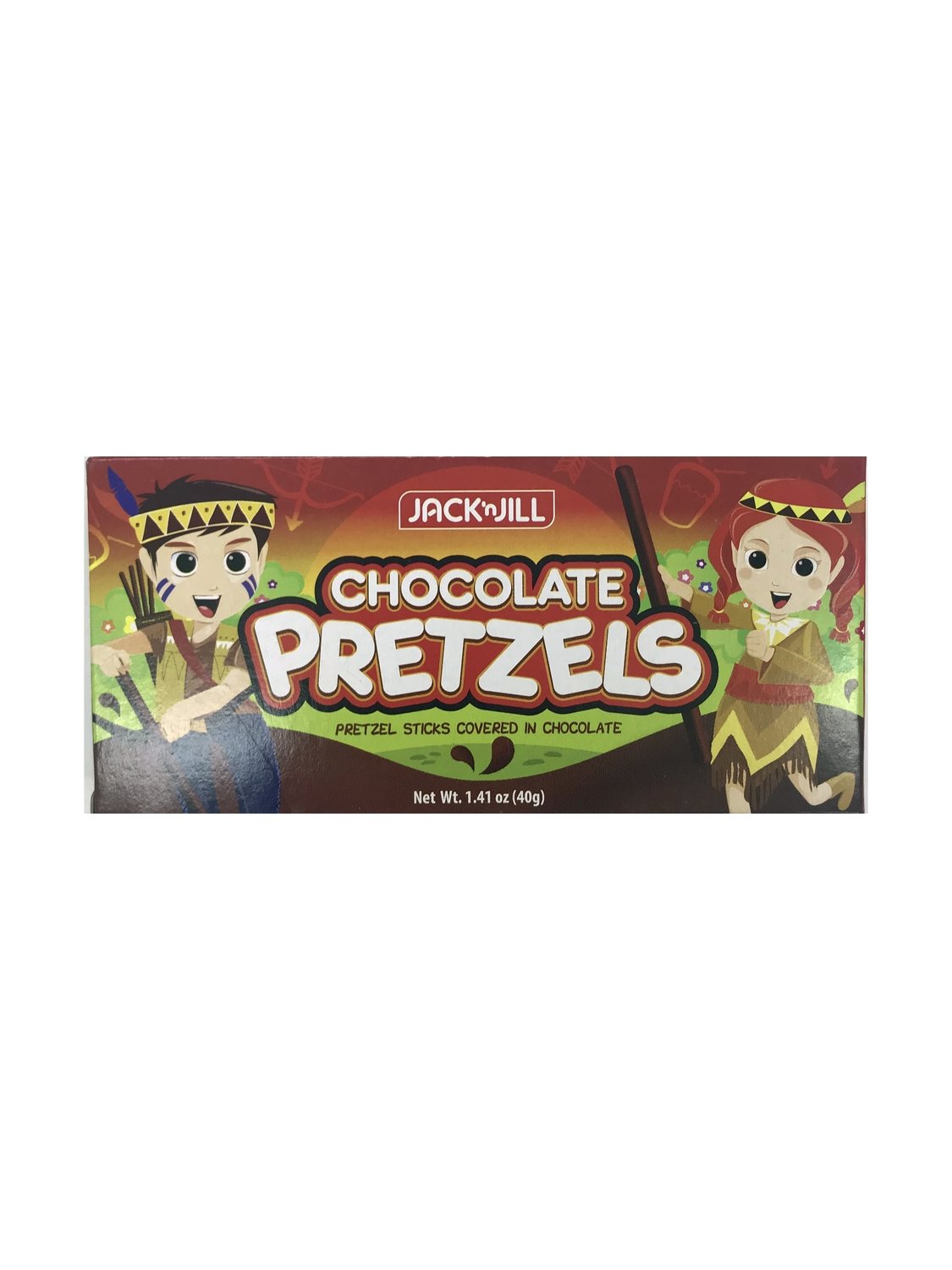 Jack n Jill Chocolate Pretzels 40g