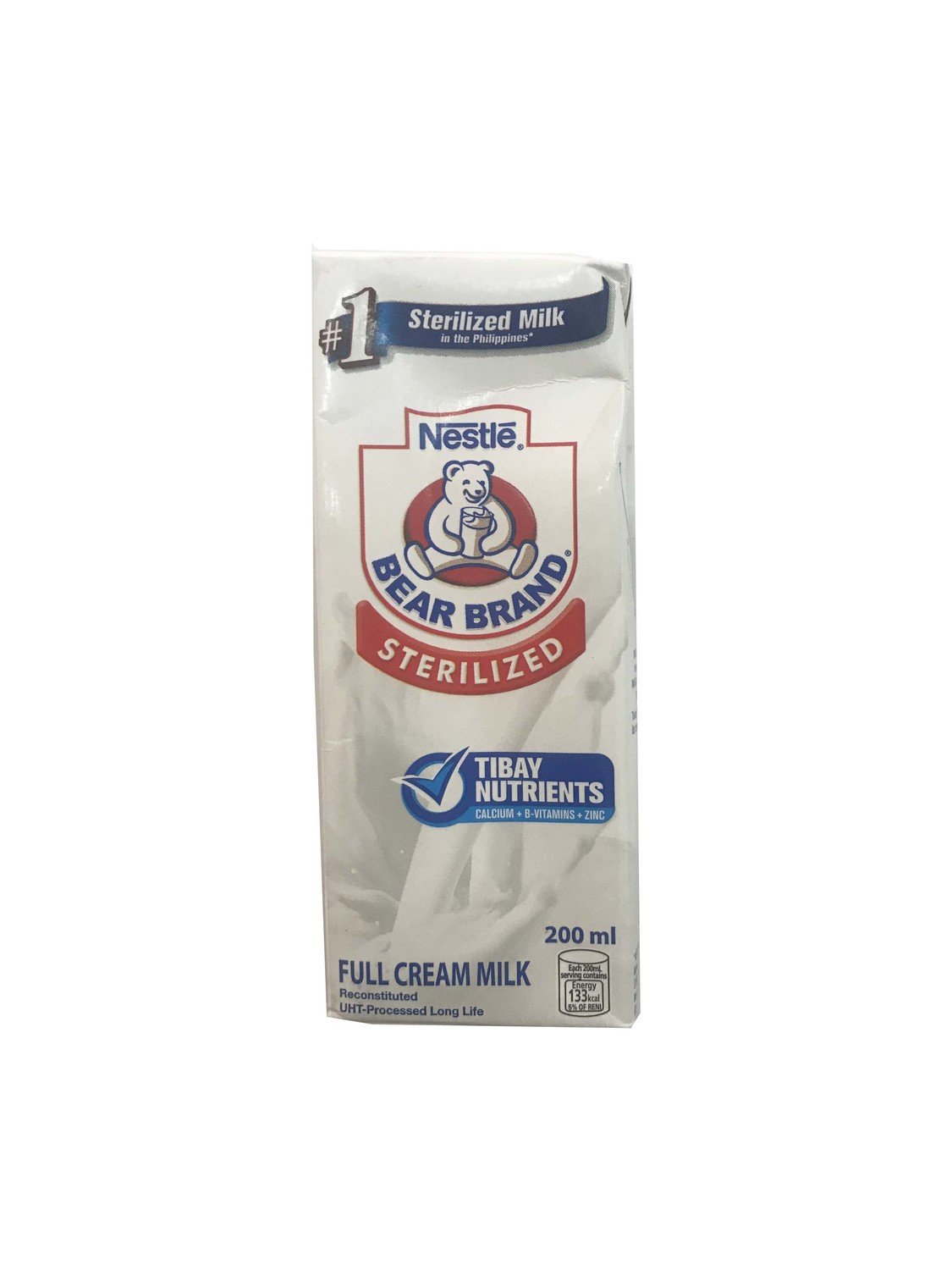 Nestle Bearbrand sterilized Full Cream Milk 200ml