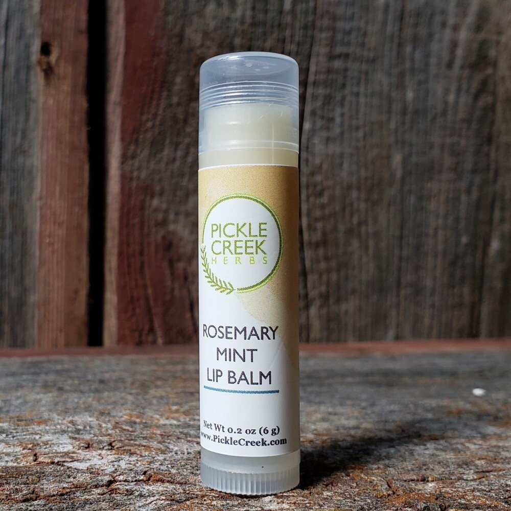 Rosemary Mint Lip Balm Pickle Creek Herbs
