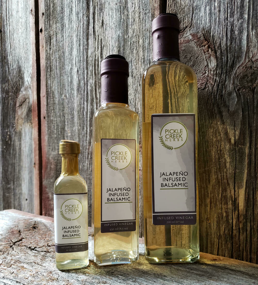 Jalapeño Infused Balsamic Vinegar Pickle Creek Herbs