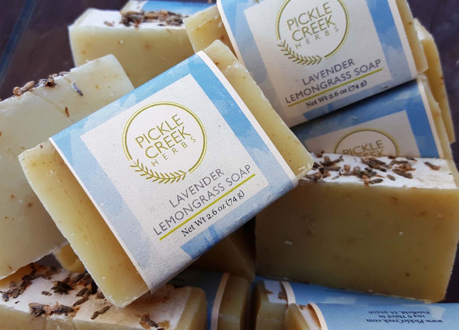 Lavender Lemongrass Herbal Soap Pickle Creek Herbs