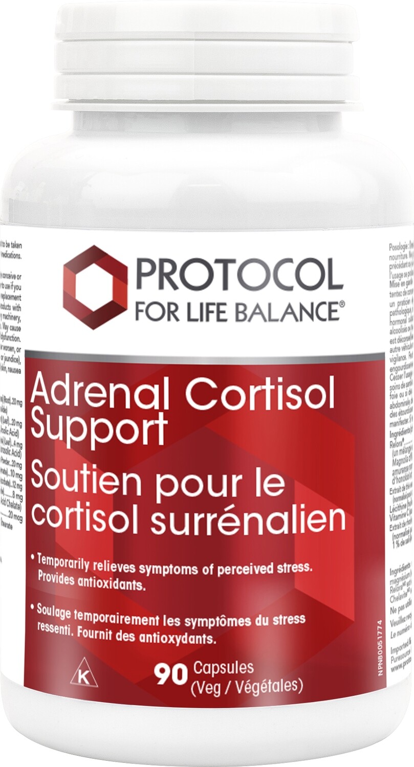 Adrenal Cortisol Support by Protocol for Life Balance