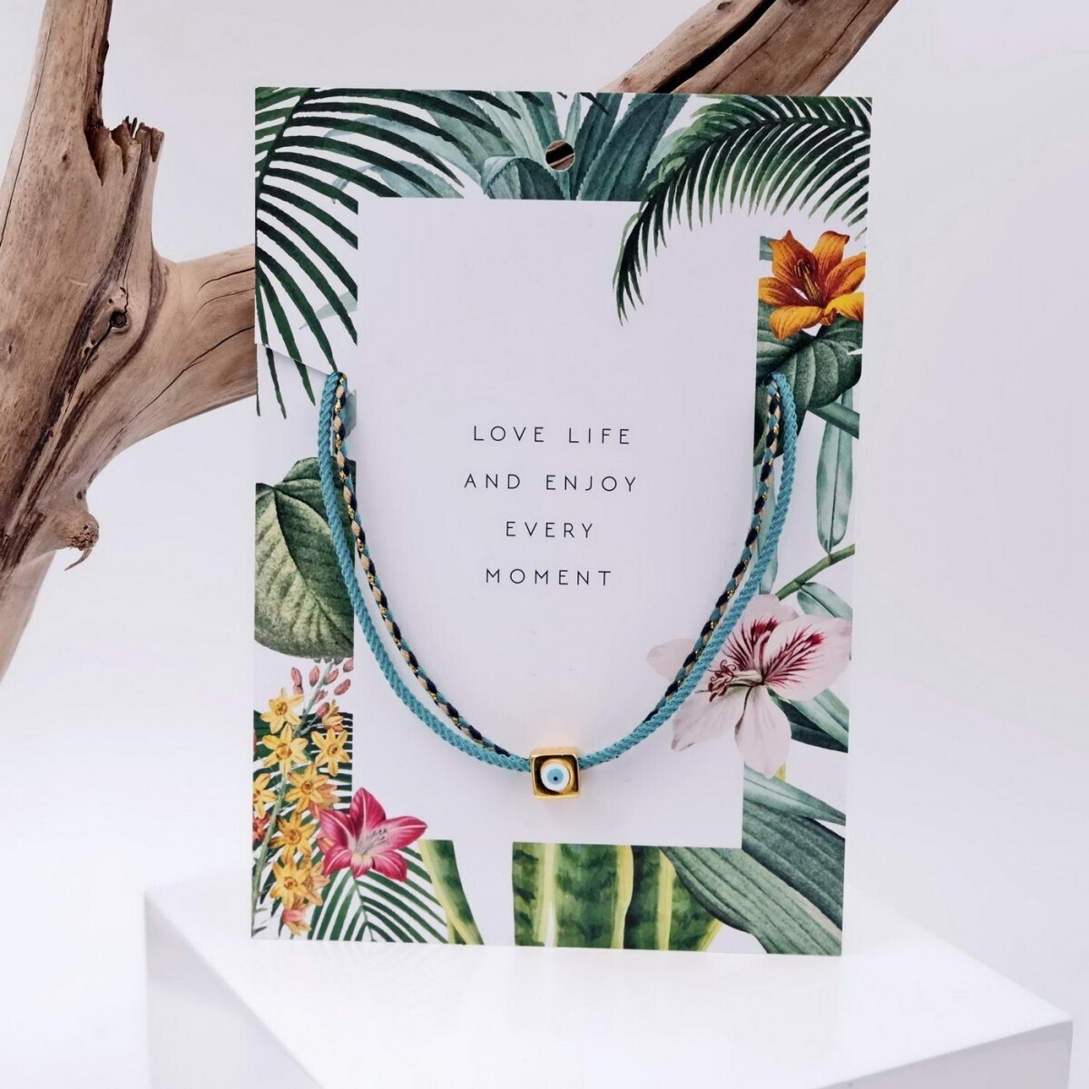 Necklace - cords ‘n eye