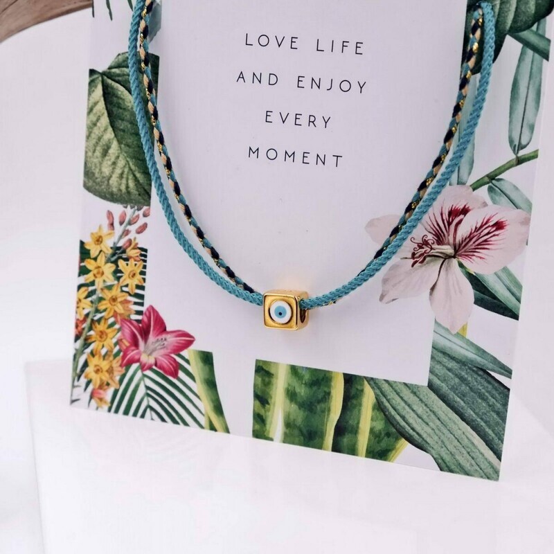 Necklace - cords ‘n eye