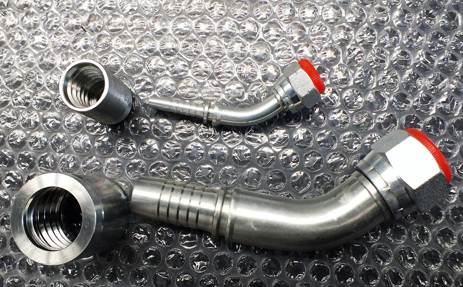 Two piece crimpon hosetails (E Fittings Straight, 90° & 45
