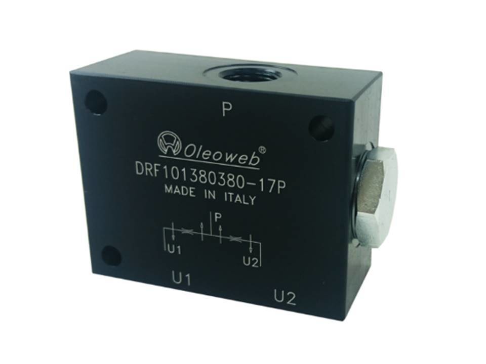 FLOW DIVIDER. HYDRAULIC CARTRIDGE FLOW DIVIDER VARIOUS FLOWS. 3lpm