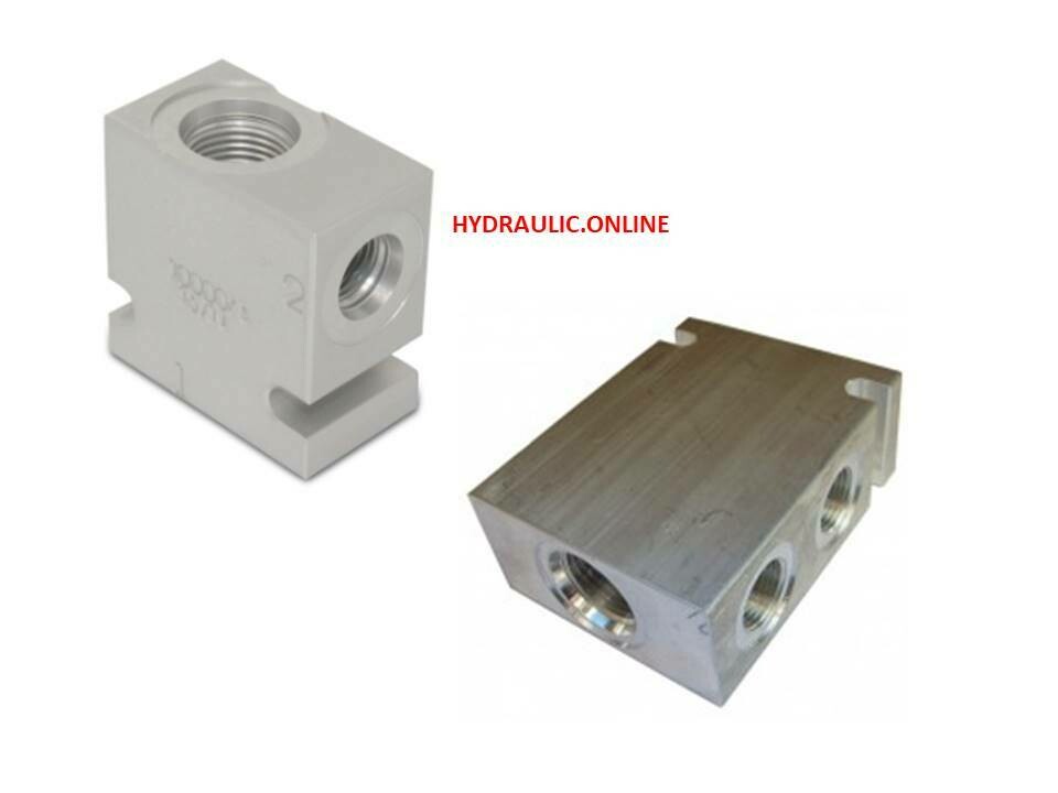 3 PORT DIVERTER VALVE 80 LT/MIN 3000 PSI 1224 Volt DC Hydraulic