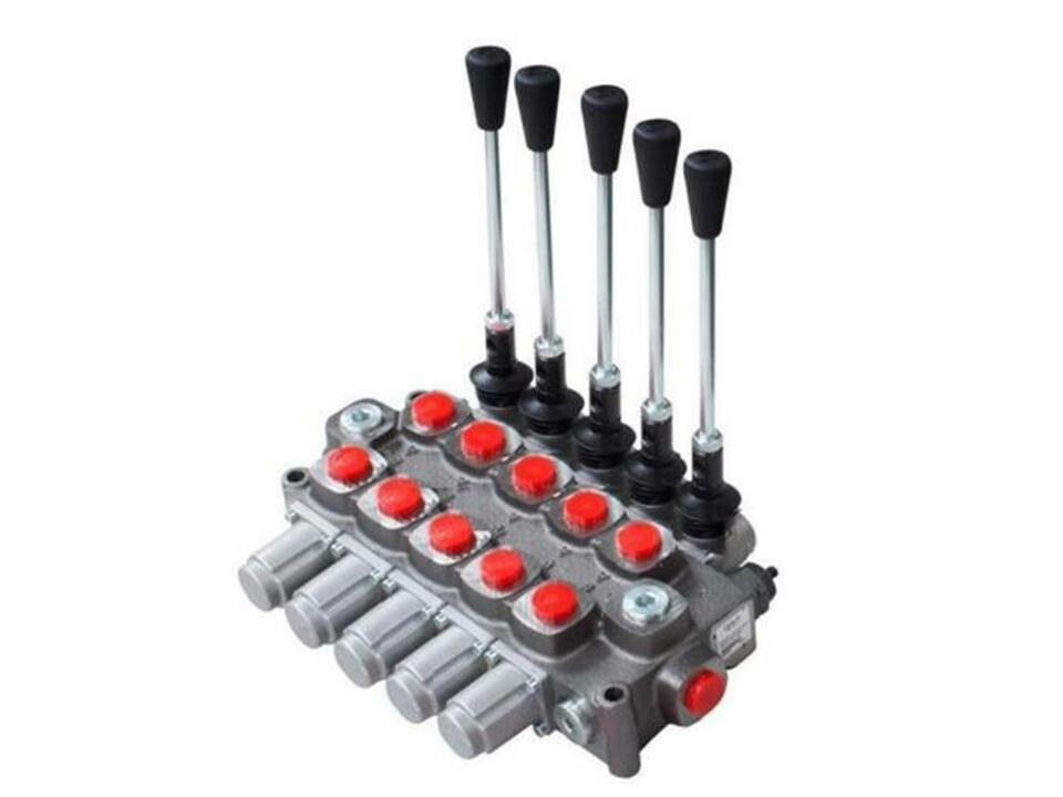Galtech Q75 Italian Flow Control Valve 5Spool 80 Lpm Hydraulic