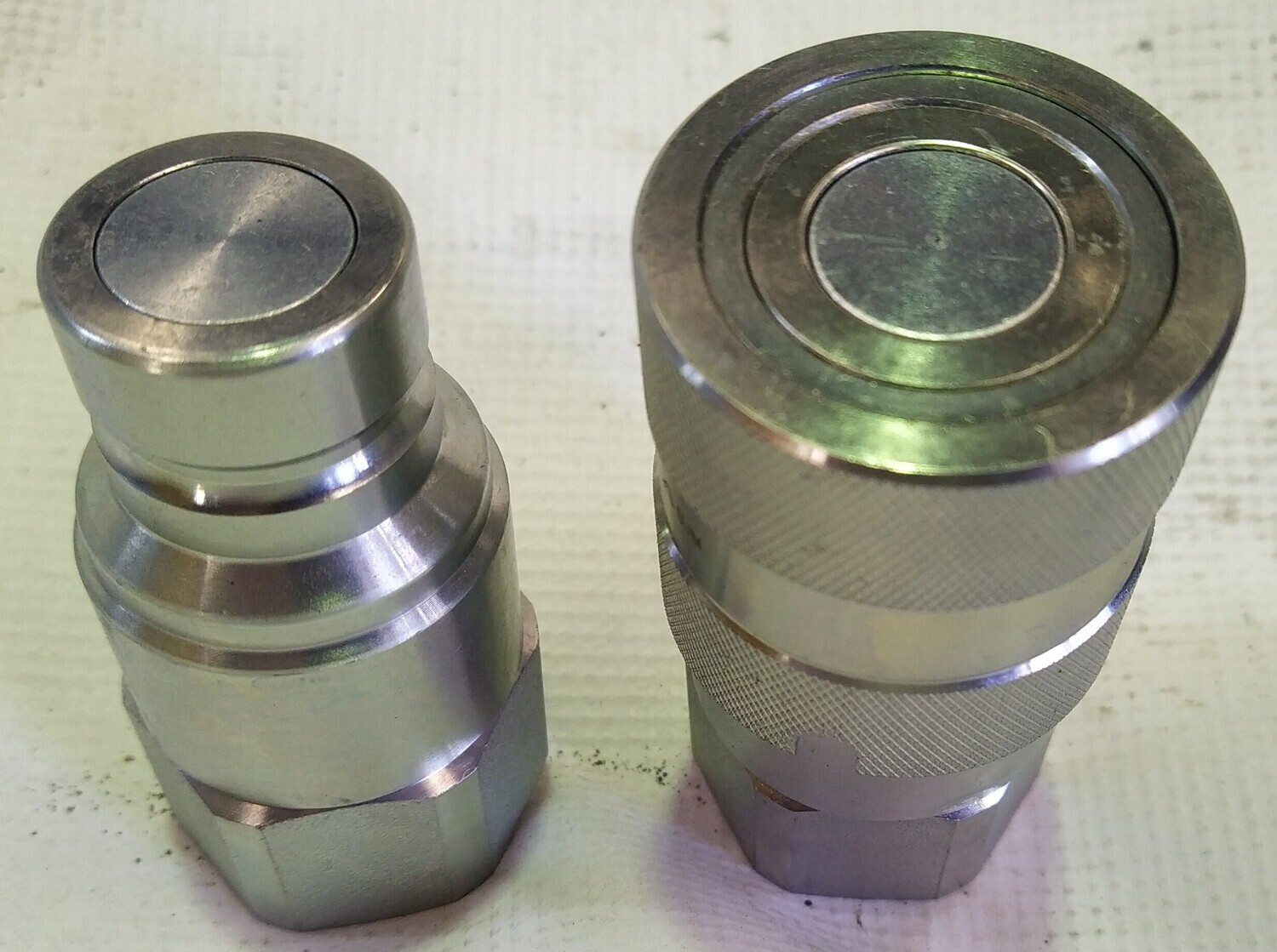 Flat Face Hydraulic Couplers 3/4" BSPP Male/Female Hydraulic Online