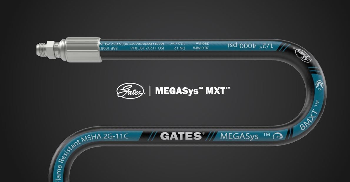 20m Roll of GATES MXT SAE100R16 Premium Light Flexible High Pressure