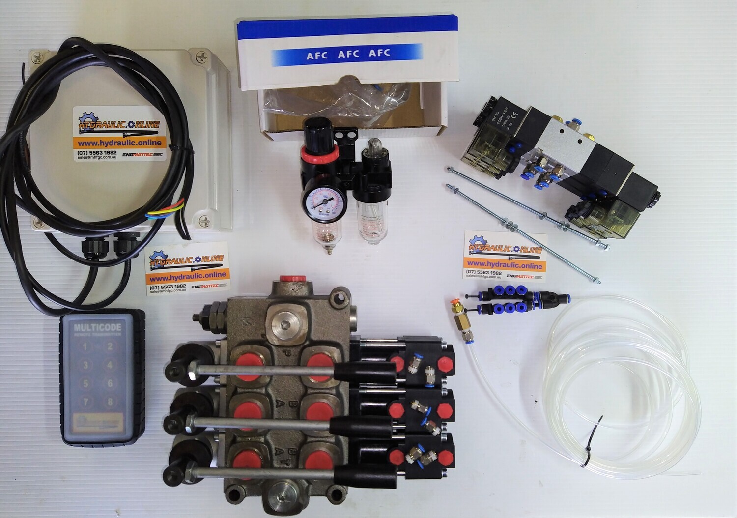 Tilt Tray Hydraulic Remote Control System GALTECH Hydraulic Online
