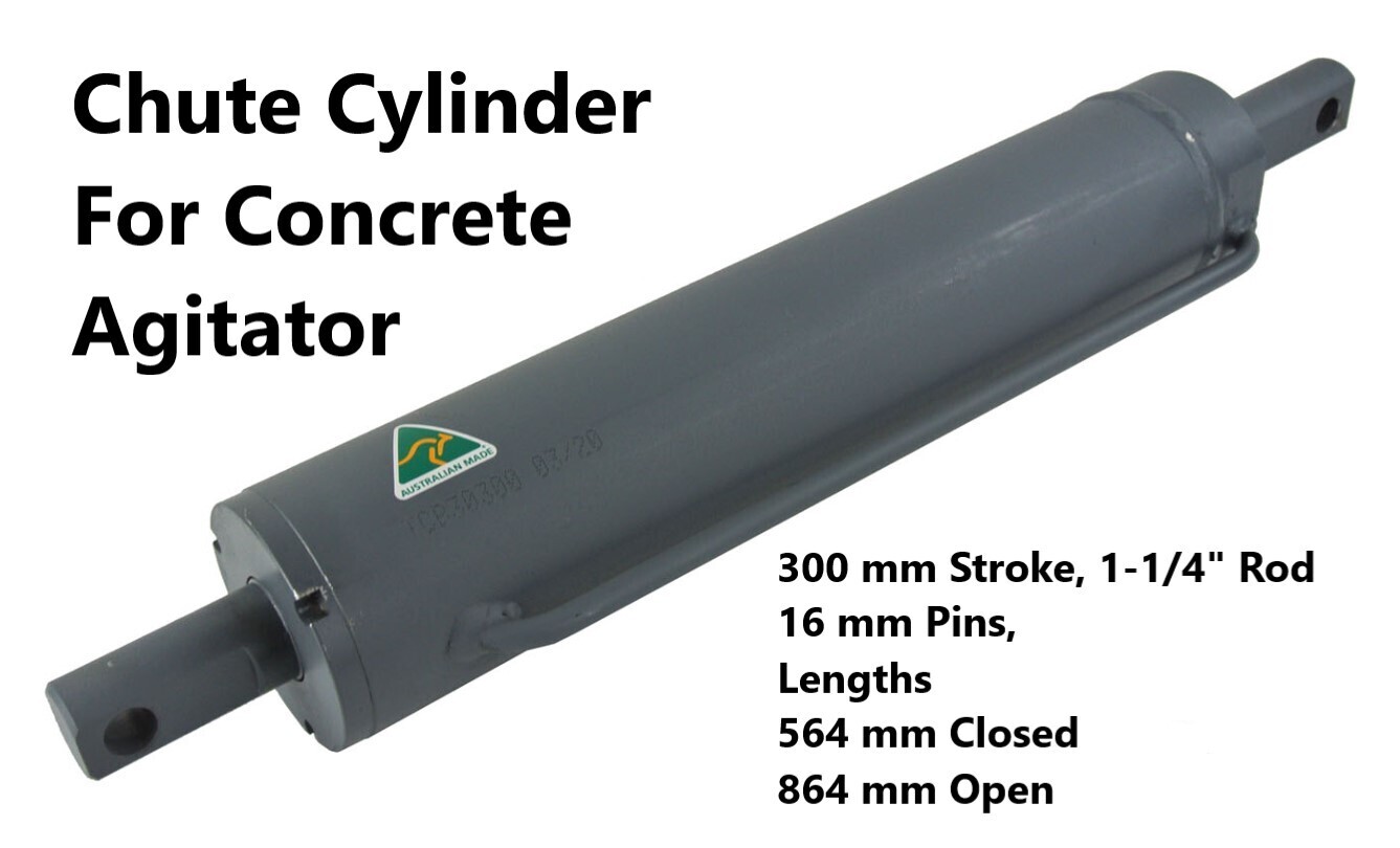 Concrete Agitator Discharge Chute Cylinder +Check Valve
