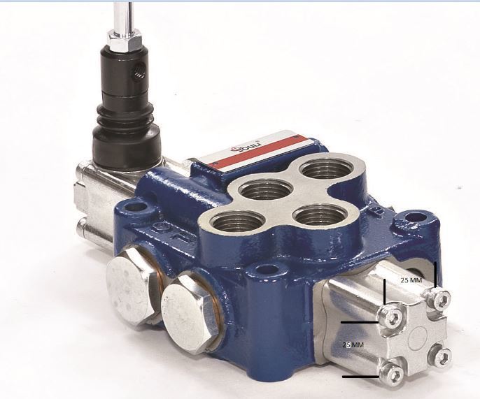 Hydraulic Flow Control FLOAT Function 1Spool Valve 3/8" Hydraulic