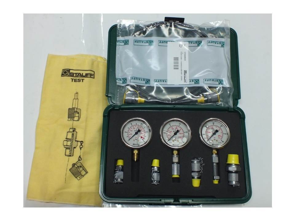 STAUFF Hydraulic 3 Gauge Pressure Test Kit