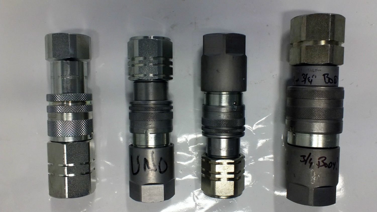 Hydraulic Flat Face Quick Connect 1/2" Dry Break Zero Leak Hydraulic