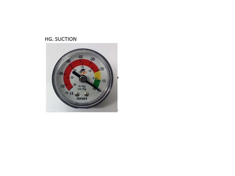Clog / Suction Gauge 1/8" BSPT Thread Hydraulic Online Shop Online