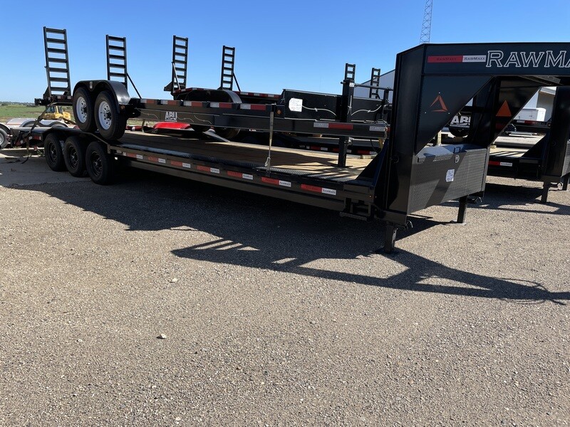 Rawmaxx Ldx32 Foot Triple Axle Gooseneck, Drive Over Fenders 37000Lb