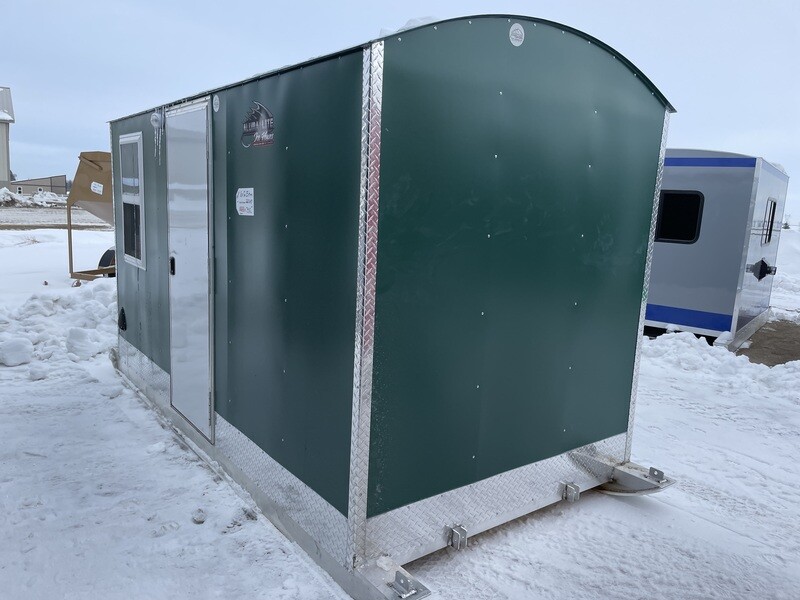 AlumaLite 6X12 Extreme Skid House With 6 Holes Green 220693