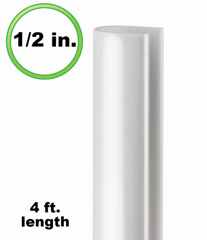 Snap Clamp ABS 4 foot X 1/2 inch (for 1/2" PVC pipe)