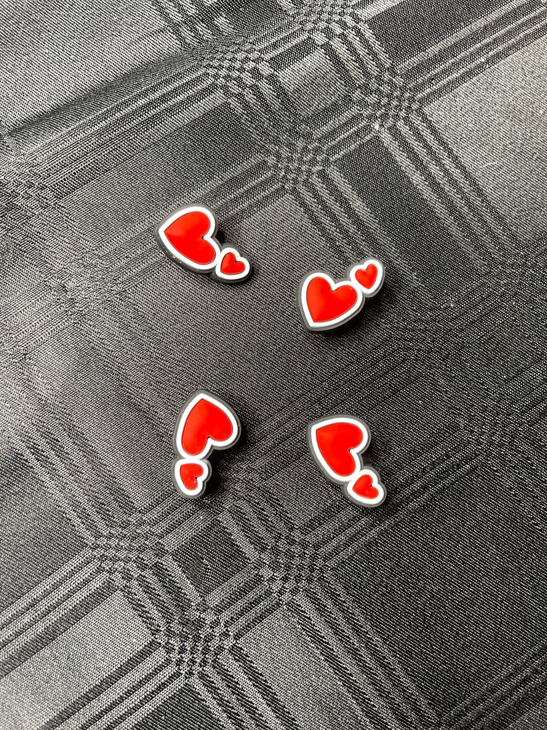 Double Heart Jibbitz