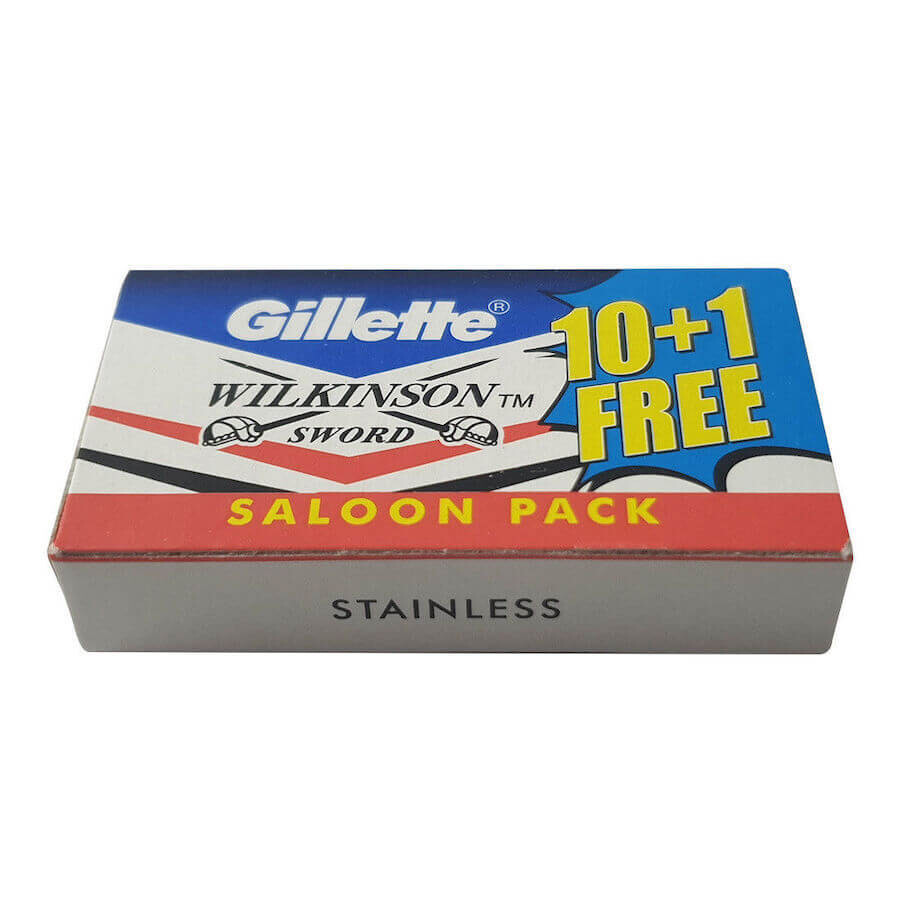 Gillette Wilkinson Sword Saloon Pack Double Edge Razor Blades, 10 Count