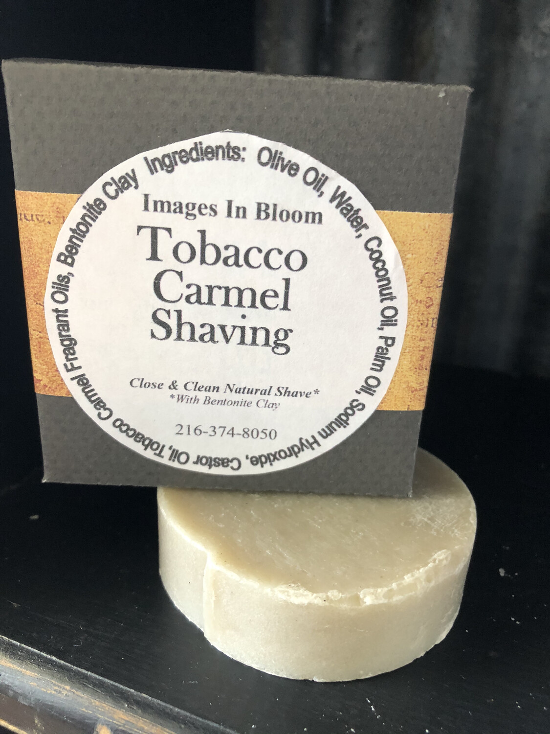 Tobacco Carmel Shaving Soap🪒 Shop