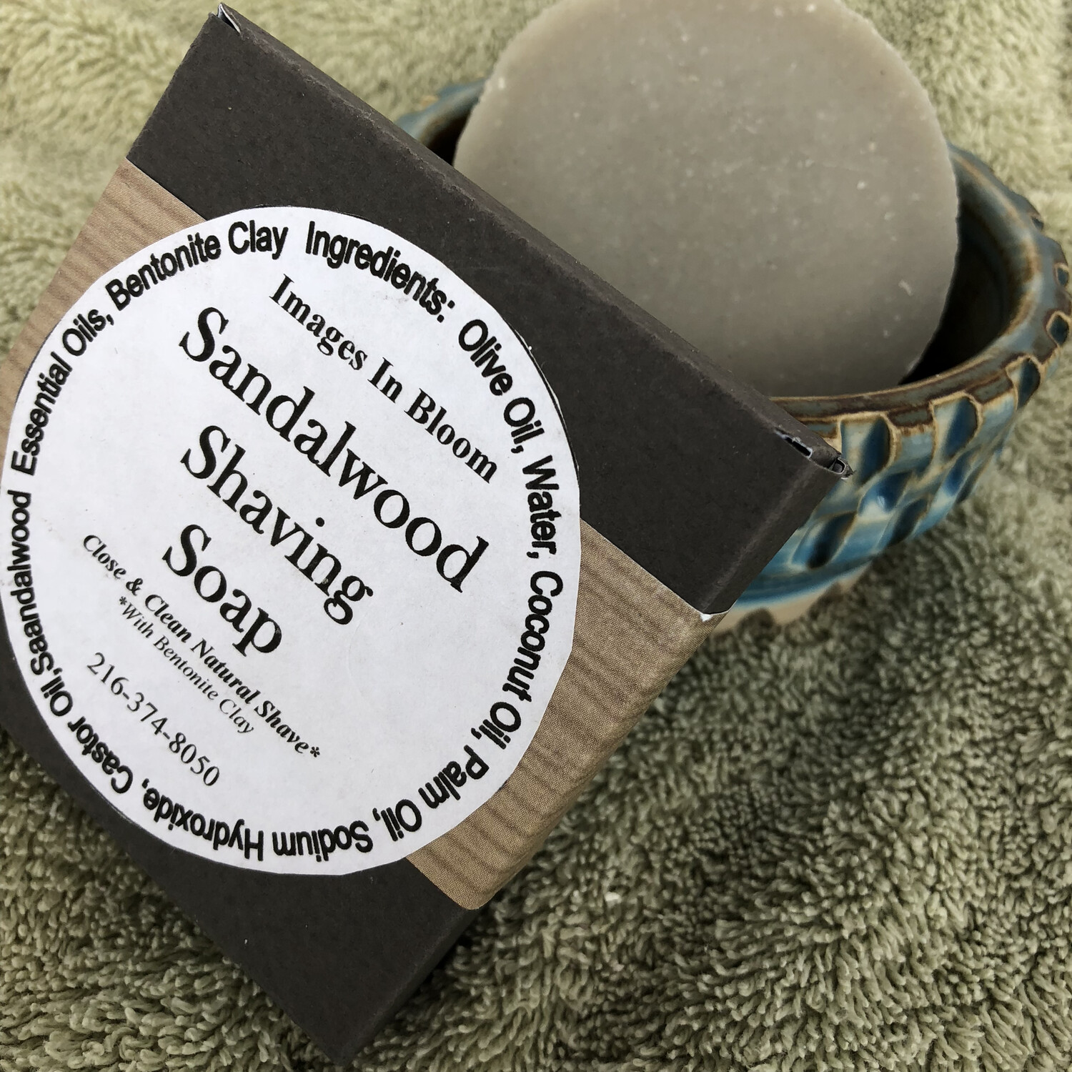 Sandalwood Shaving Soap🪒 Shop Images In Bloom Studios