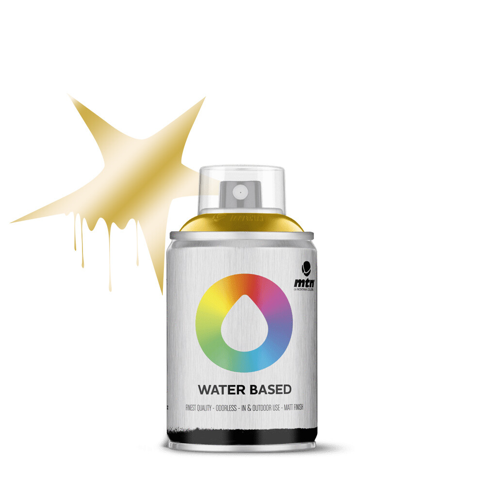 MTN 100 Kids Water Based Spray Paint Frame Gold