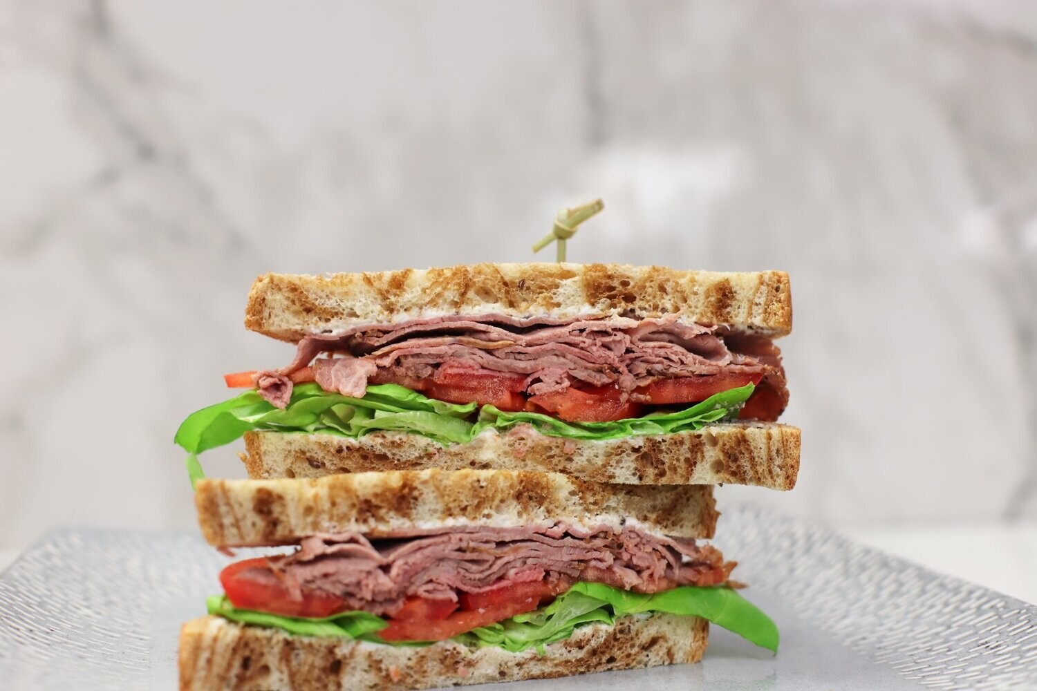 Shaved Roast Beef Sandwich