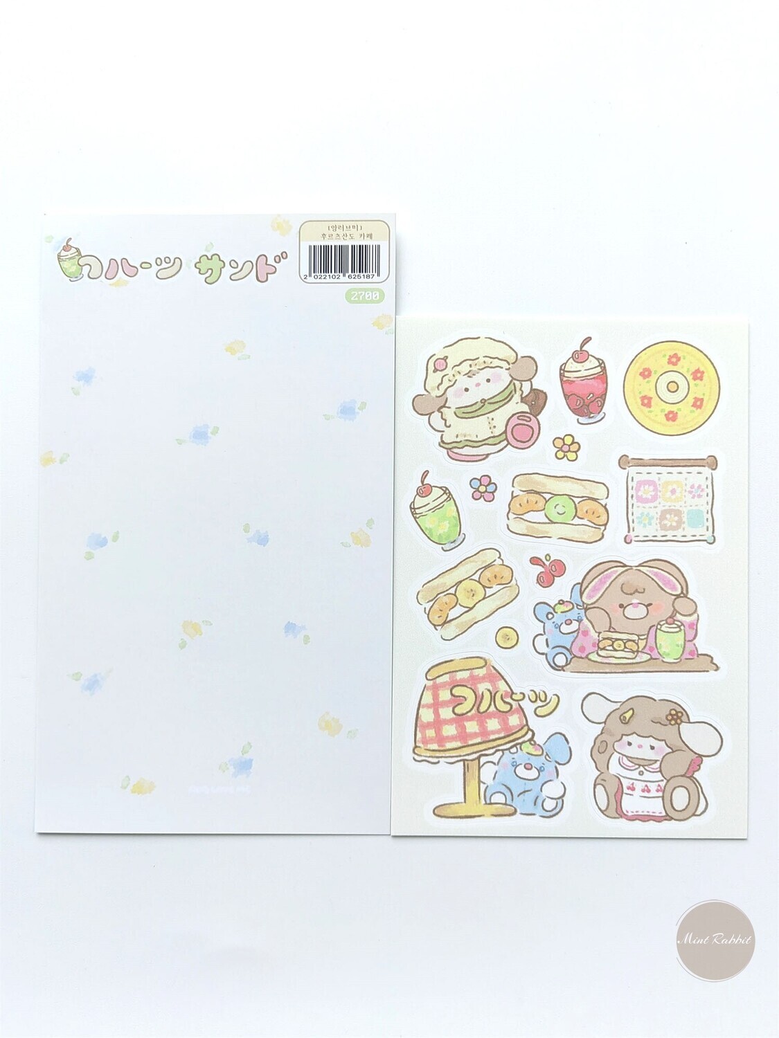 ang loveme丨（ 3types）cafe & Cute World sticker korean stickers Korea
