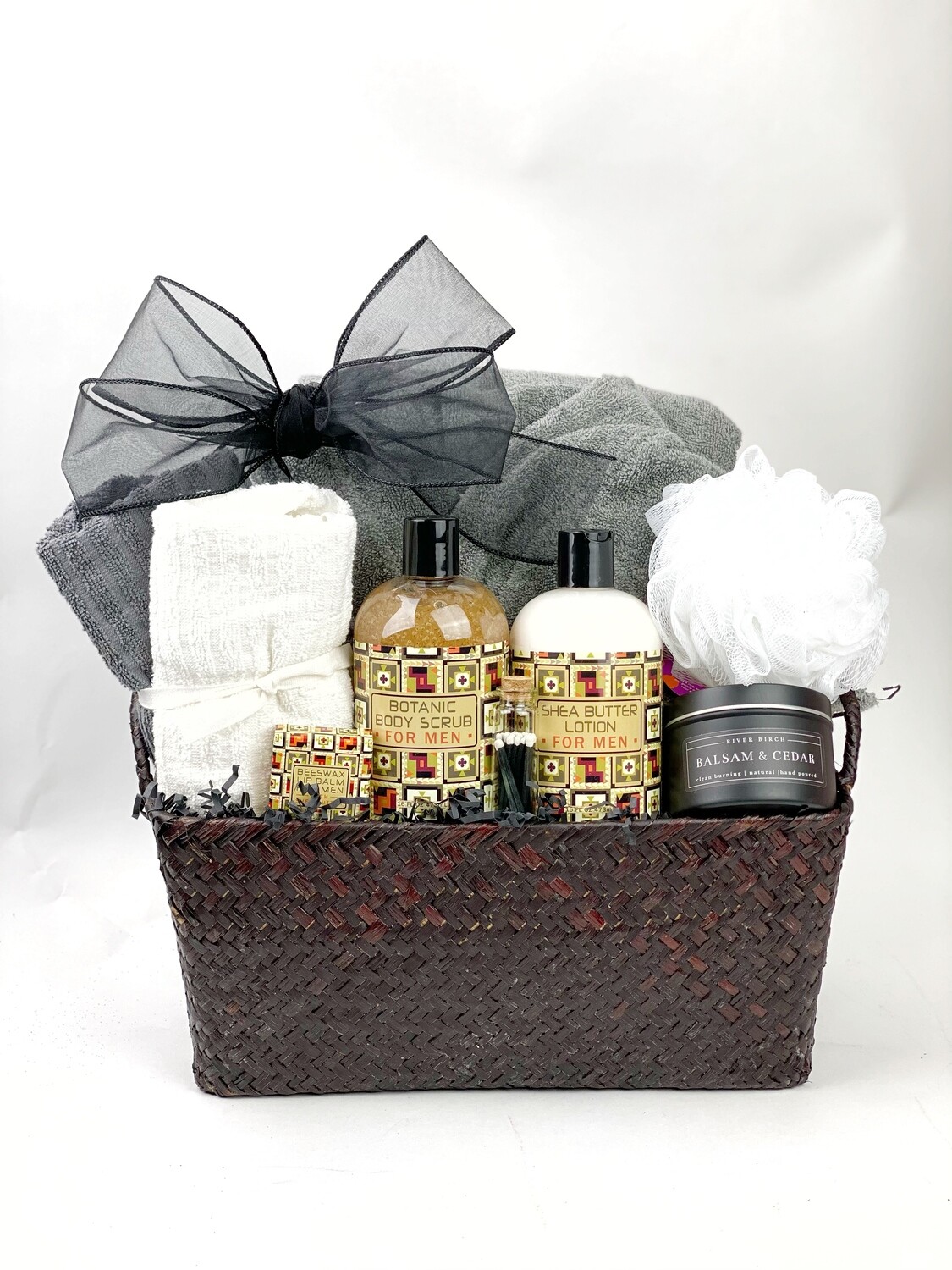 Men’s Spa Experience Buy Gift Baskets Online Ship Nationally Pickup or Deliver Bay Area