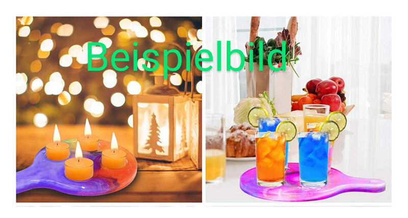 Schnapsbrett/ Shot-Brett rund oder quadratisch