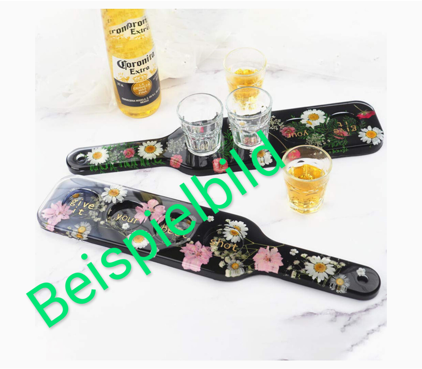 Schnapsbrett/ Shot-Brett Rechteckig