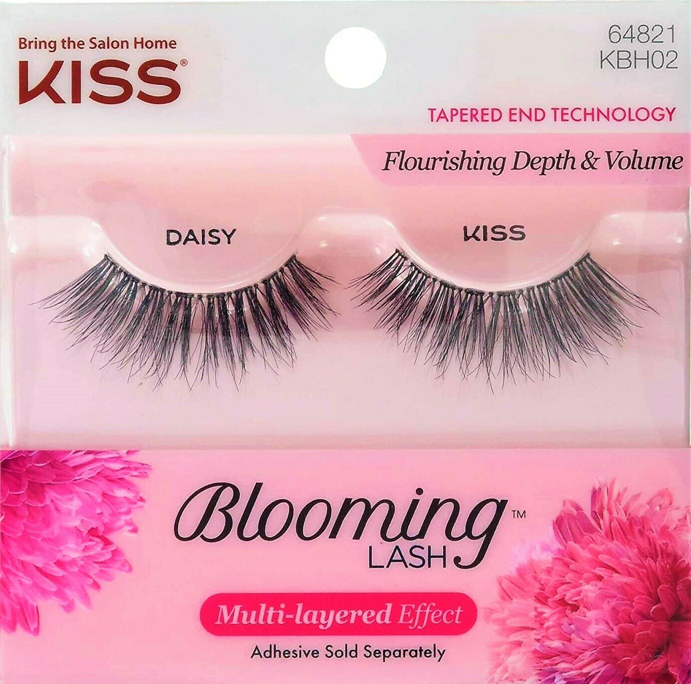 KISS Blooming Reusable Lash Daisy Kiss Lash Glue Included 