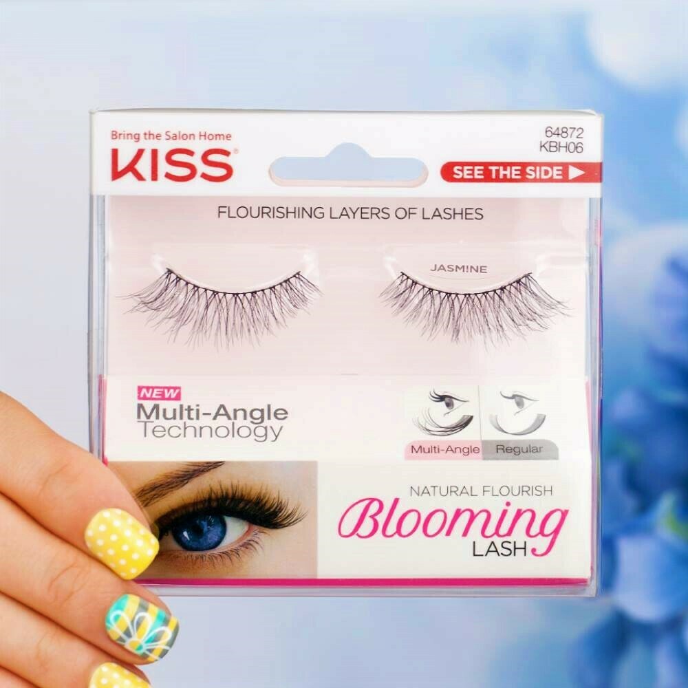 KISS Blooming Reusable Lash Jasmine Kiss Lash Glue Included 