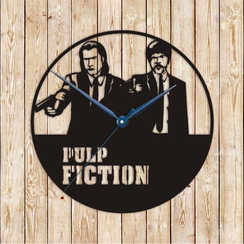 Pulp Fiction Clock Vector Cutting File