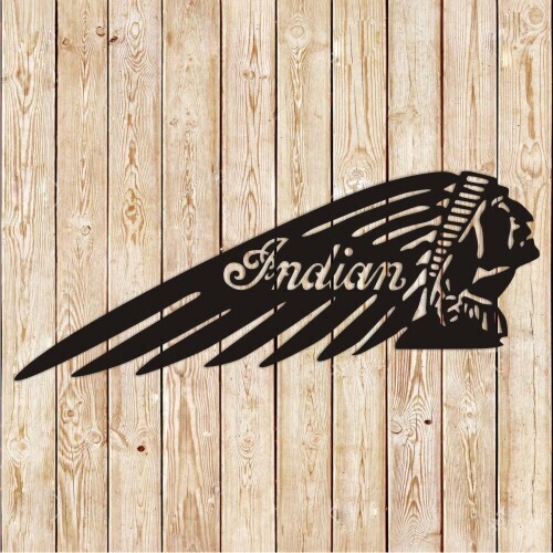 Indian Bike Logo Cutting File