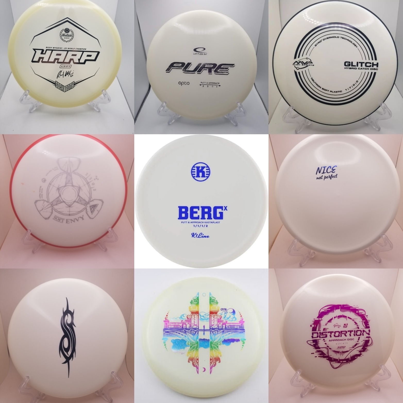 Putter/ Approach Discs White or Light Colored Dyeable Discs