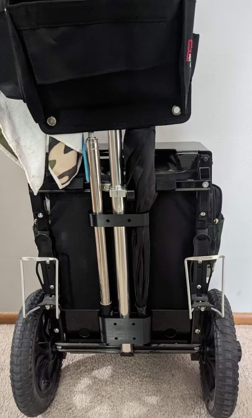 Zuca Cart Retriever Holder and Umbrella Holder by Litdiscs. Free Shipping!
