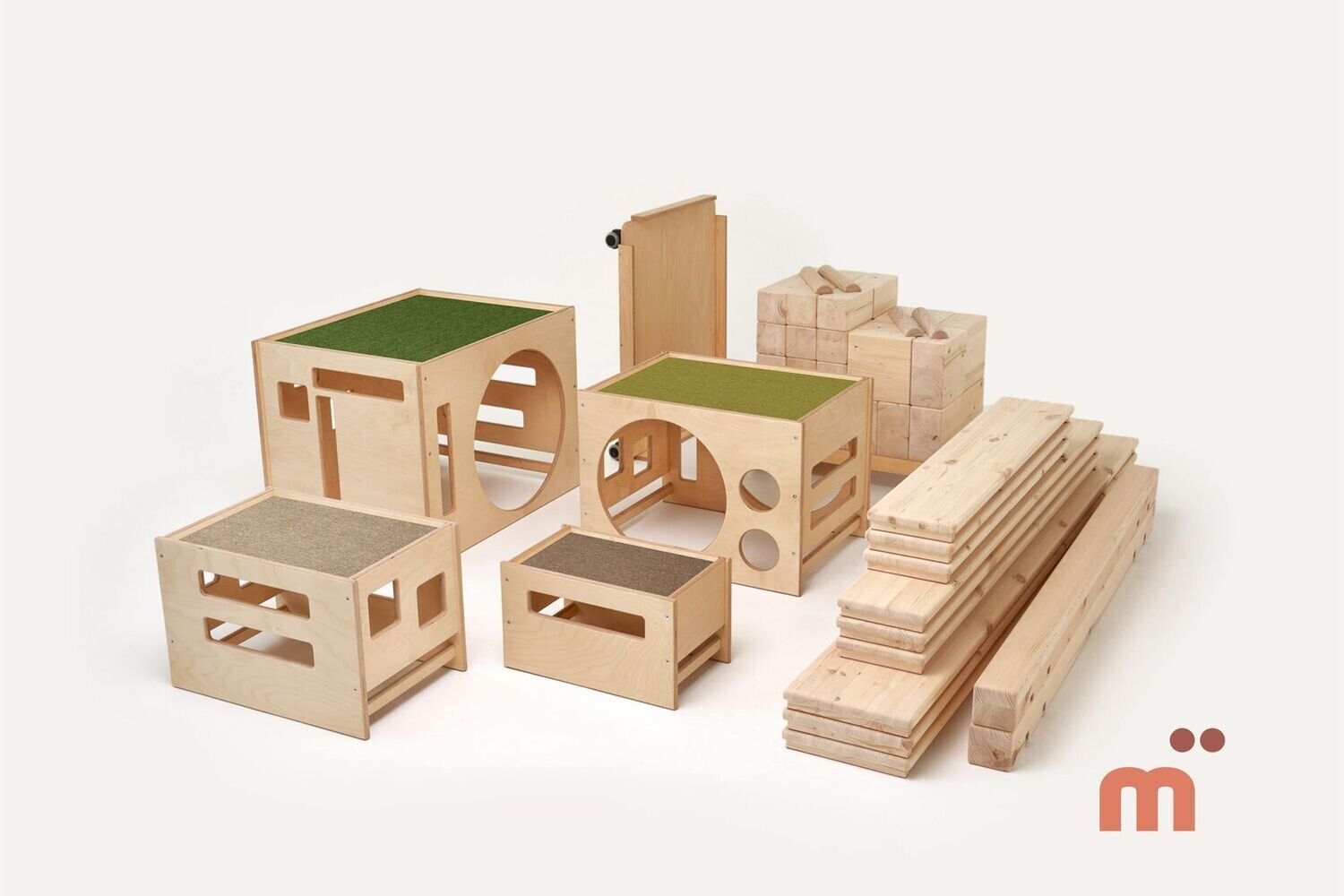  Bewegungsbaustelle Komplett-Set für Kita Grundschule kaufen Motiv 