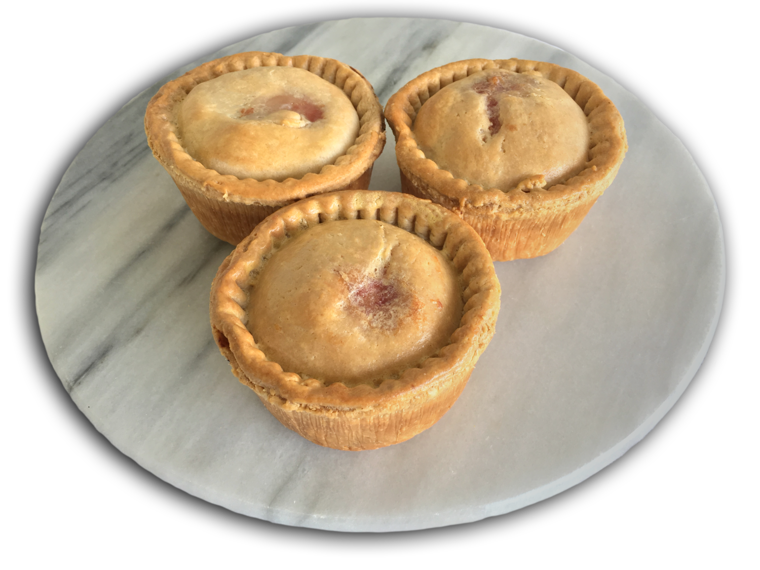 Jellyless Pork Pies Unbaked Frozen Dozen