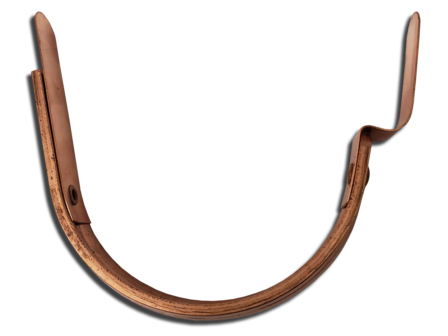 15 Fascia Mount Half Round Gutter Copper Bar Hanger