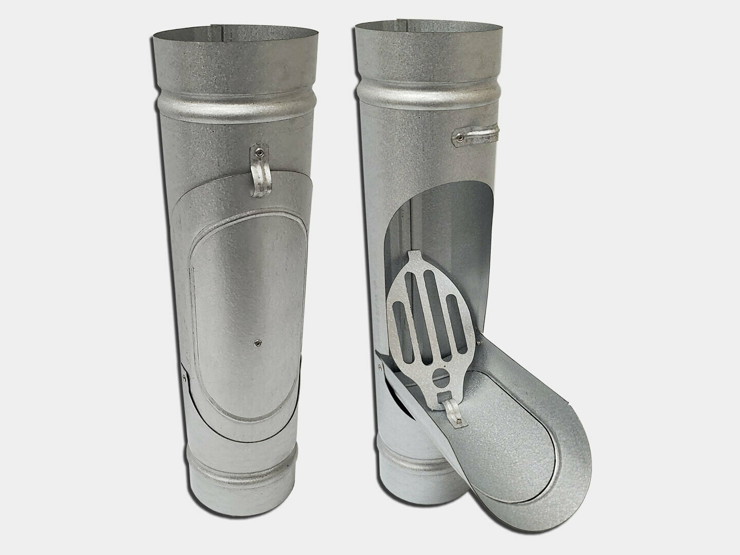 Plain Round Galvalume Plus Downspout Cleanout KM Supply - Shop - K&M