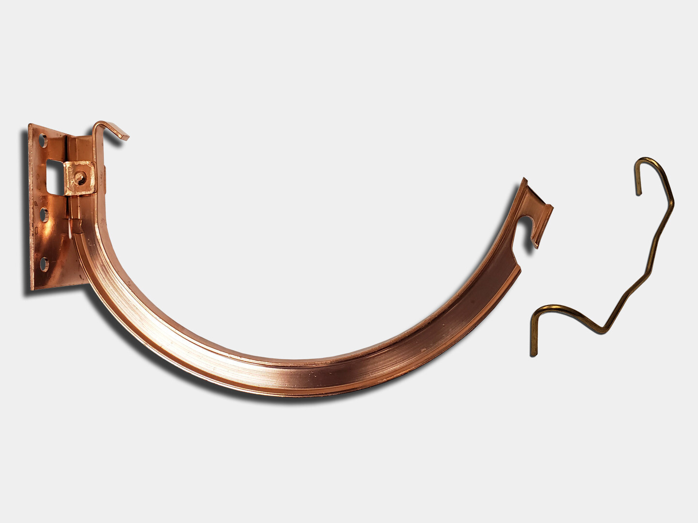 10 Combo Hanger for Half Round Copper Gutter K&M Shop K&M Sheet