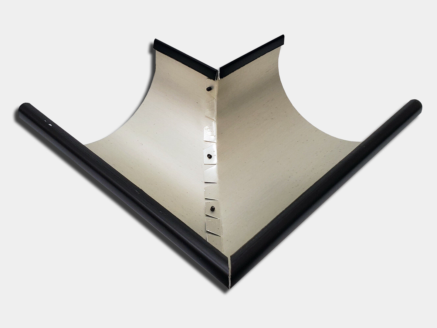 Kynar Steel Half Round Gutter Outside Miter