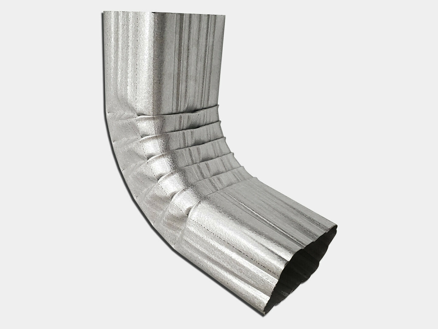 Square Corrugated Galvalume Elbow (A) Style Downspout