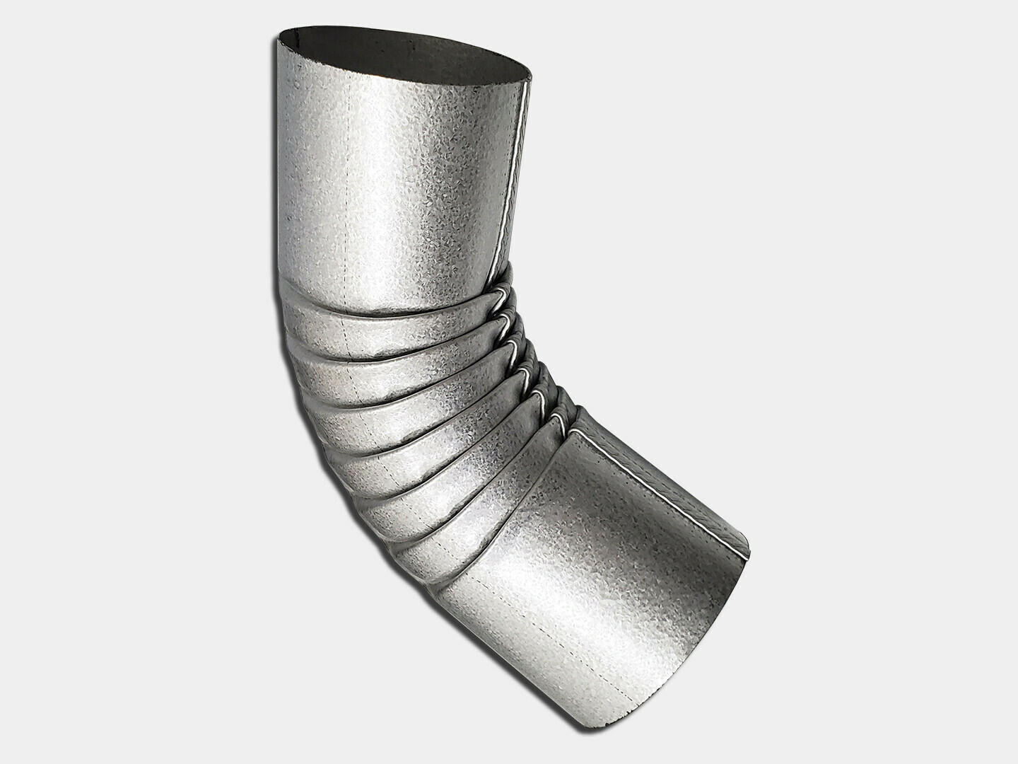 Plain Round Galvalume Plus Elbow K&M Gutter Supply Shop K&M Sheet