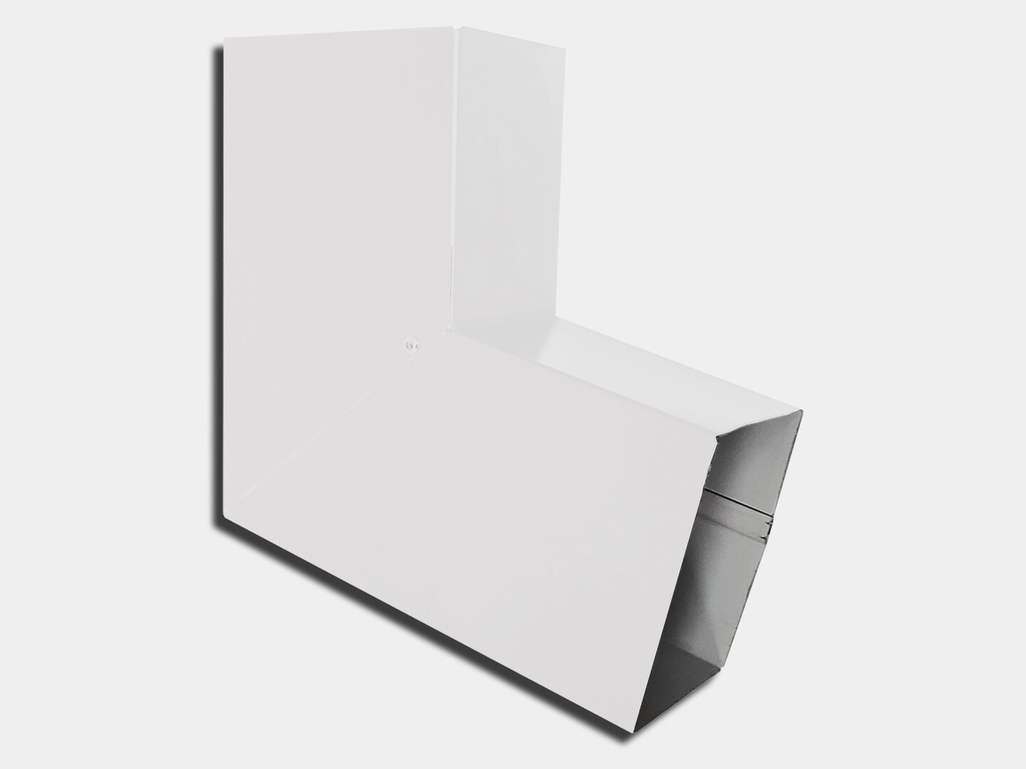 Plain Square 0.027" Aluminum Elbow (B) for Downspout KM Shop K&M